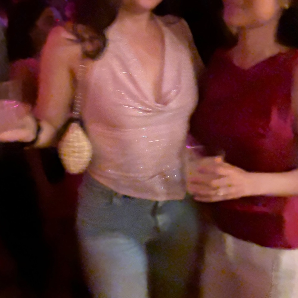 Zara Pink Rhinestone Top - Picture 4 of 4